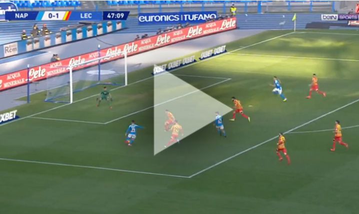 Milik STRZELA GOLA na 1-1 z Lecce! [VIDEO]